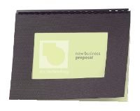GBC Black Duro Rigid Binding Cover with window - Justbinding.com