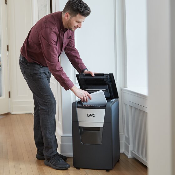 GBC AutoFeed+ Home Shredder, 150X, Super Cross-Cut WSM1757604