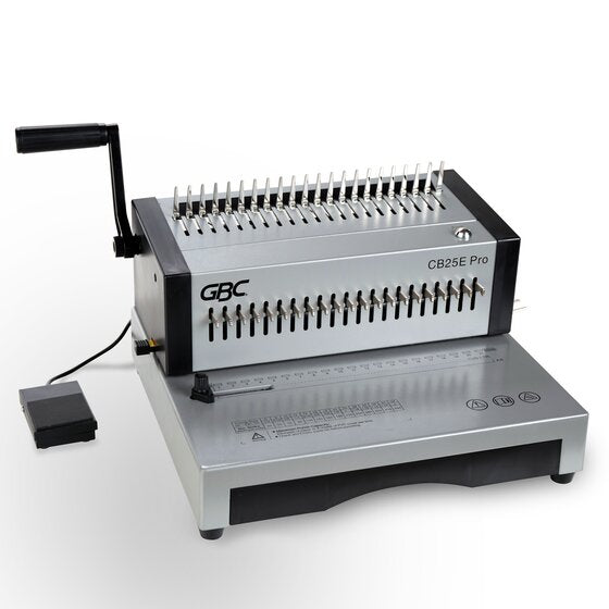 GBC CB25E PRO CombBind Electric Punch and Bind Machine