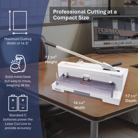 Cut-True 13M Manual Guillotine Cutter - Justbinding.com