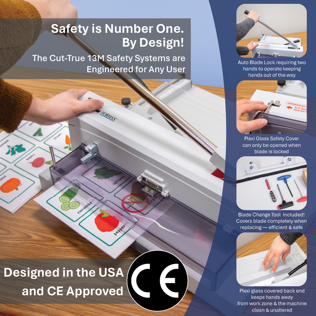 Cut-True 13M Manual Guillotine Cutter - Justbinding.com