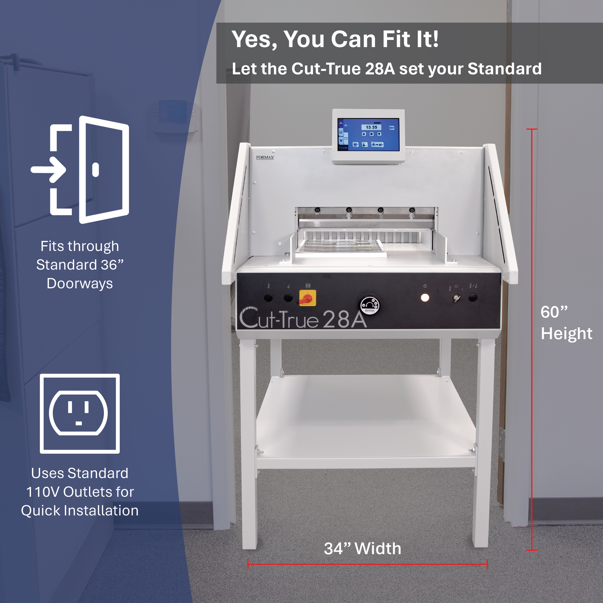 Cut-True 28A Electronic Guillotine Cutter 