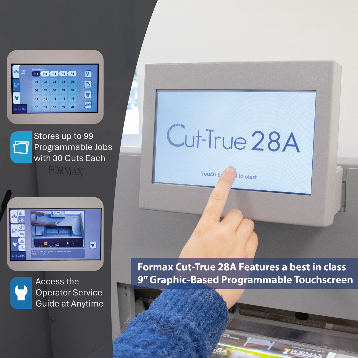 Cut-True 28A Electronic Guillotine Cutter 