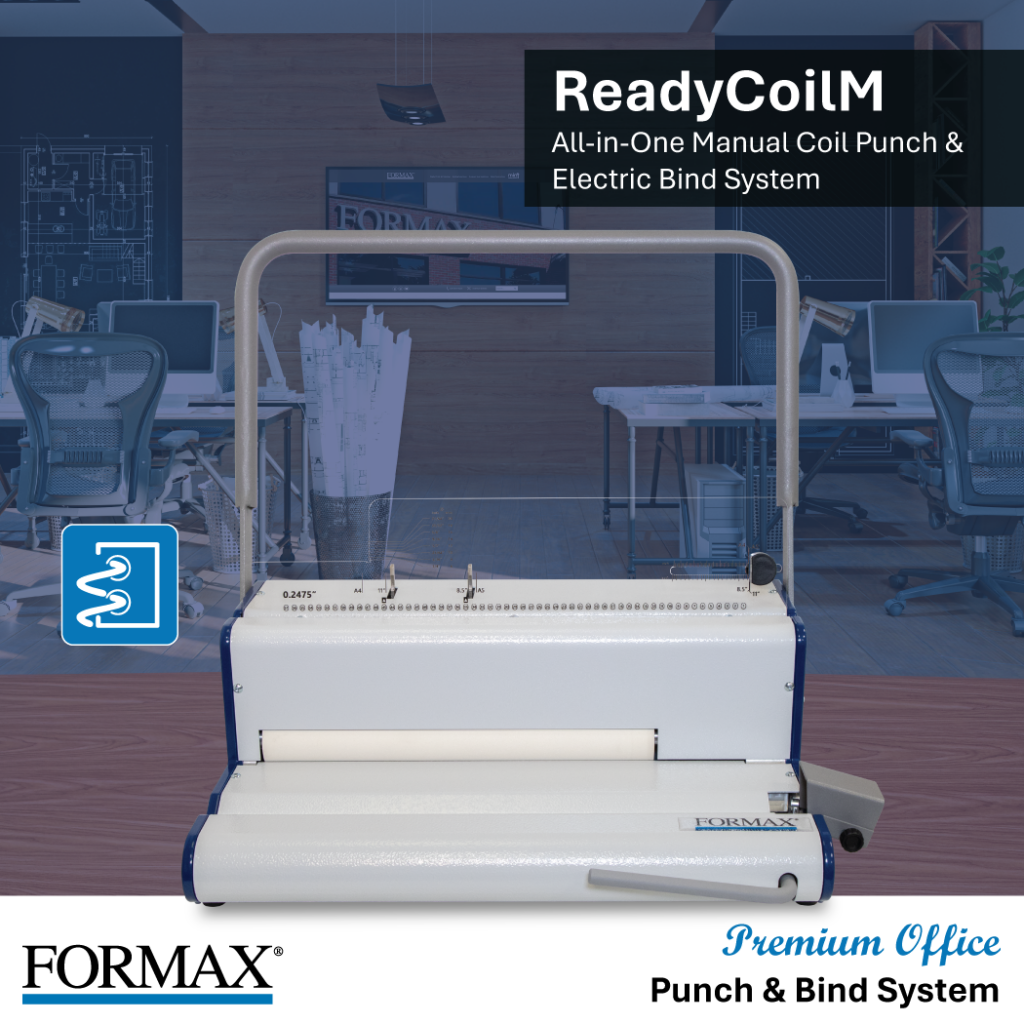 Formax ReadyCoilM Combination Punch & Coil Inserter
