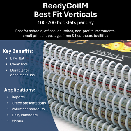 Formax ReadyCoilM Combination Punch & Coil Inserter
