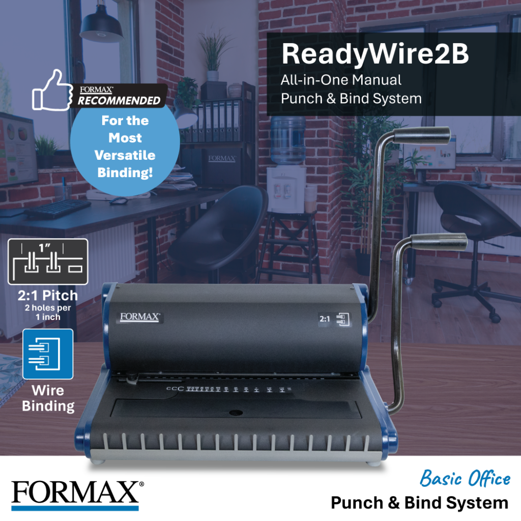 Formax ReadyWireB Basic Punching & Binding Systems