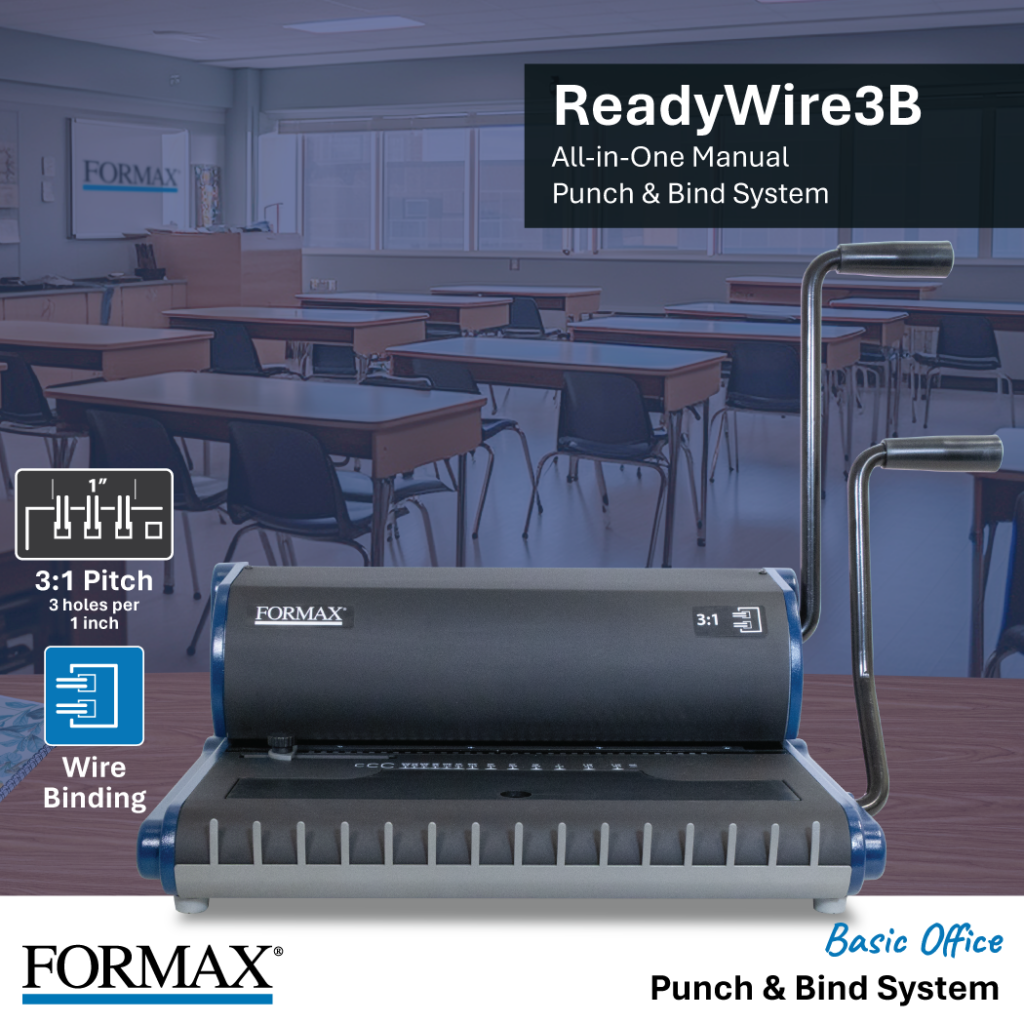 Formax ReadyWireB Basic Punching & Binding Systems