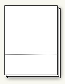 Pre-Punch 24# Paper GBC 19 hole 11" x 8"-1/2"