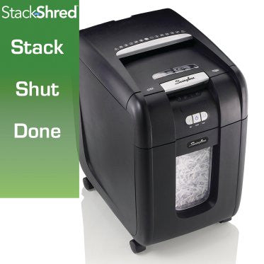 Swingline Stack-and-Shred 200X Hands Free Shredder - Justbinding.com