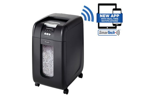 Swingline Stack-and-Shred 300X Auto Feed Shredder - Justbinding.com