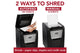 GBC AutoFeed+ Home Office Shredder, 100X, Super Cross-Cut