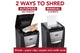 GBC AutoFeed+ Office Shredder, 300M, Micro-Cut, 300 Sheets