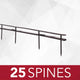 4-Pin Reclosable Velo Strips 11" x 1" - Justbinding.com