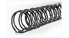 1/4" 3:1 Pitch Twin Loop Wire 11" Premium - Justbinding.com