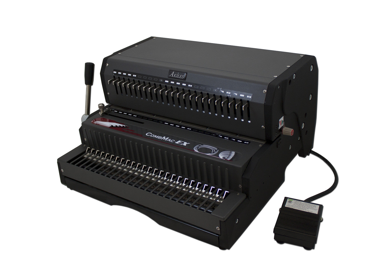 Akiles Office Duty CombMac-EX24 Quality Comb Punch & Bind Machine ...