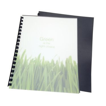 GBC 25817 100% Recycled 11" x 8 1/2" Frost Unpunched Cover - Justbinding.com