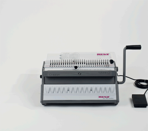 Renz ECO 360 Comfort 2:1 Pitch Manual Wire Binding Machine - Justbinding.com