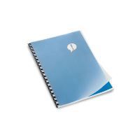14 mil Plain Frost Poly Cover Unpunched, 11 x 8.5 alternative 2000919 - Justbinding.com