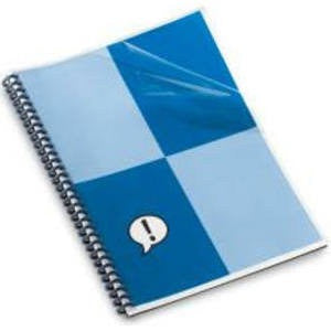 10.0 mil PVC CLEAR BINDING COVERS available in 5 sizes